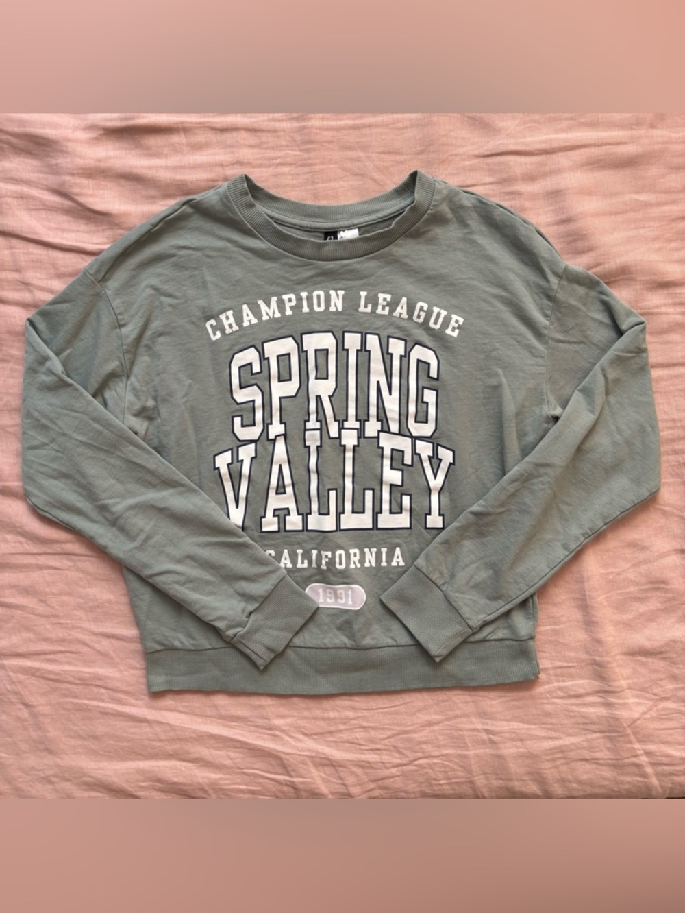 H&M Divided Crewneck Sweatshirt - Sage Green